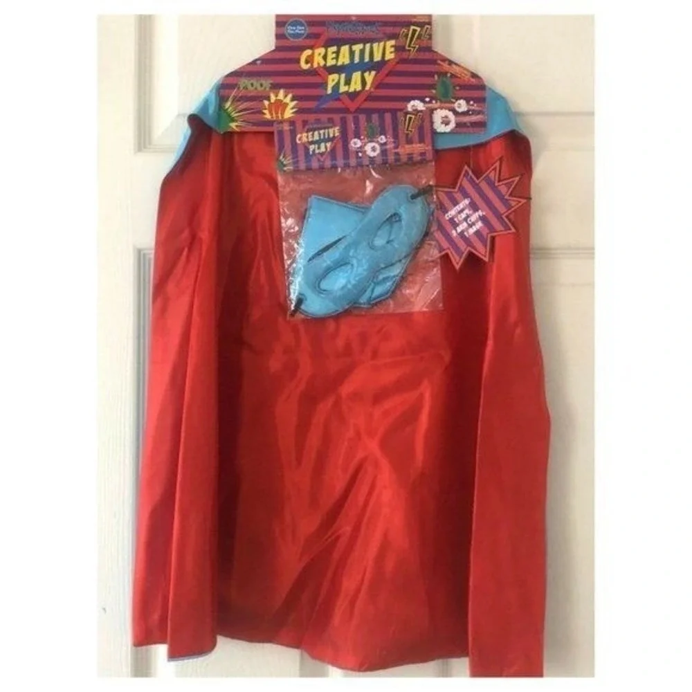 Super Hero Dress Up Costume 1 Size Kids Boys Superman Halloween Character NWT